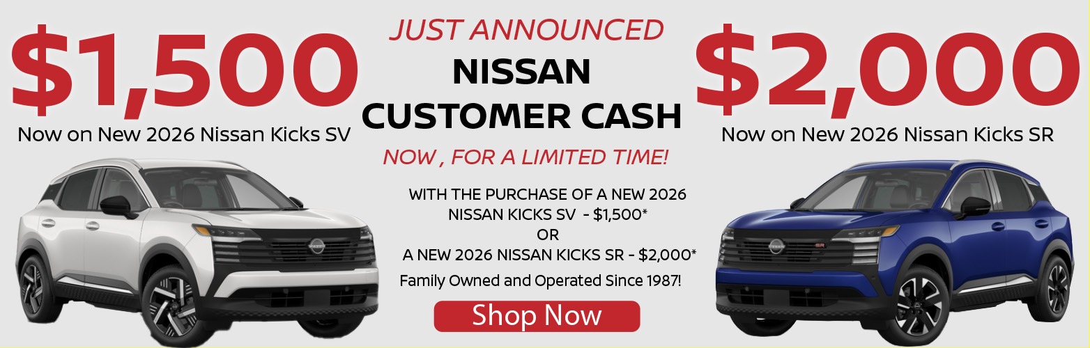 Nissan Kicks Customer Cash